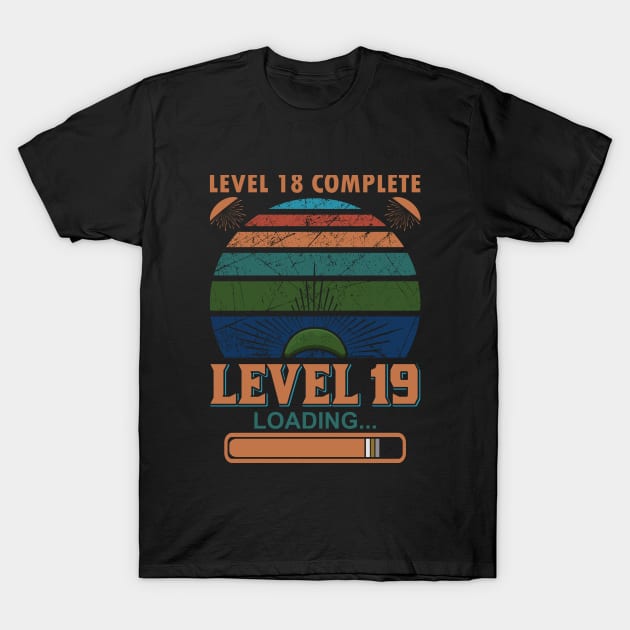 lLevel 18 Complete Level 19 Loading T-Shirt by Mande Art